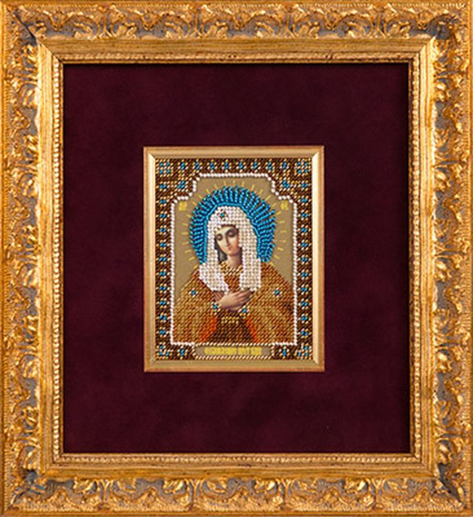 Набор для вышивания «Икона Божией Матери Умиление Серафимо-Дивеевская» — картинка 2