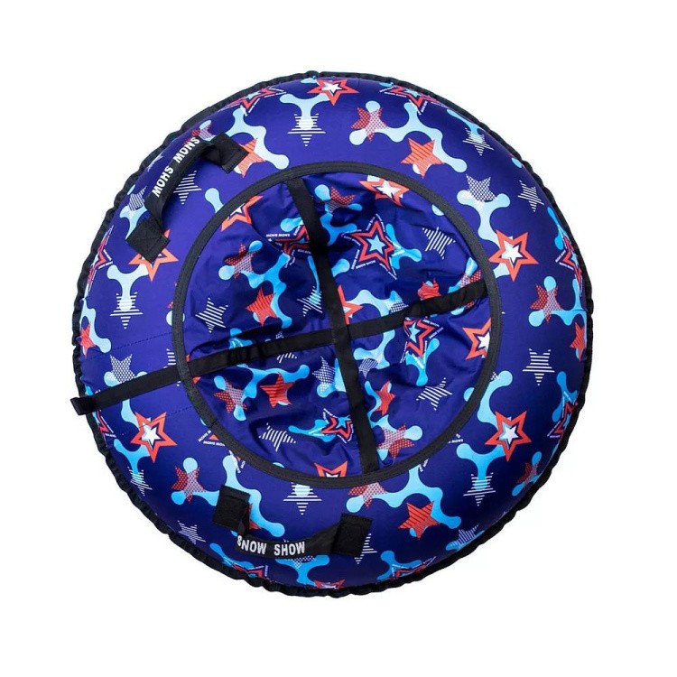 Детская зимняя ватрушка тюбинг для катания 118 см — картинка 4