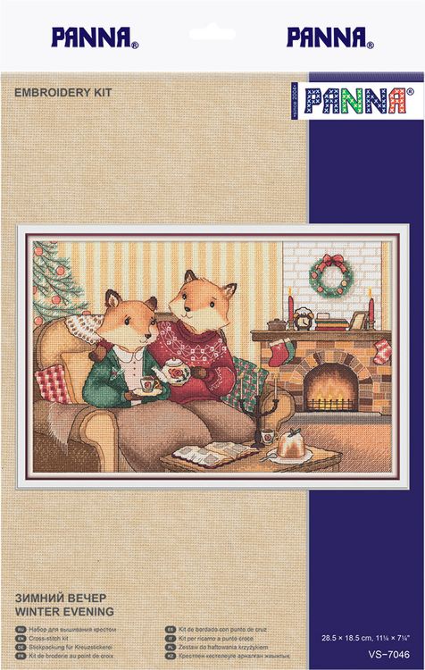 Набор для вышивания «Зимний вечер» — картинка 2