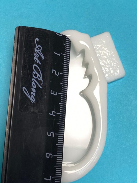 Молд №481 Брошь Ананас (6,5 см), Art Blong — картинка 3