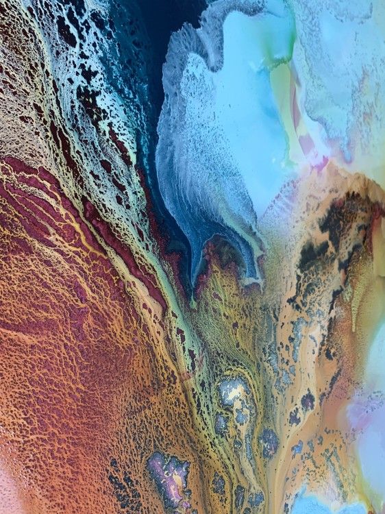 Спиртовые чернила расслаивающиеся Мальдивы, Kamenskaya Ink — картинка 3