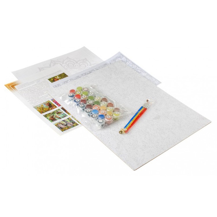 Картина по номерам «Яблочный ежик» — картинка 2