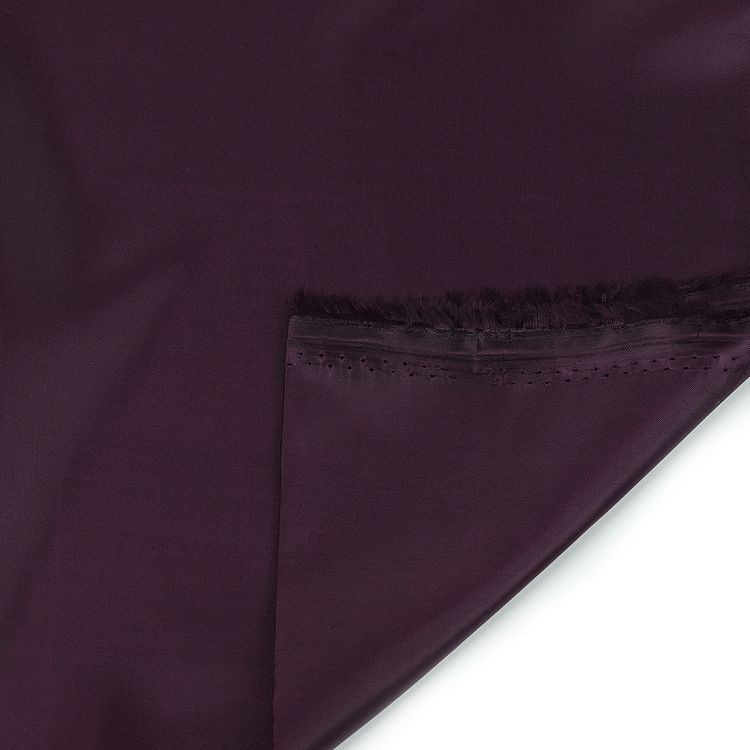 Ткань подкладочная Таффета, 10 м x 150 см, 60 г/м², цвет: темный баклажан, IDEAL — картинка 2