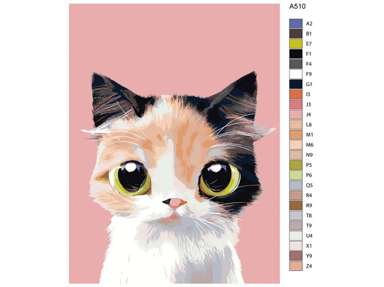 Картина по номерам «Котенок Микс» — картинка 2