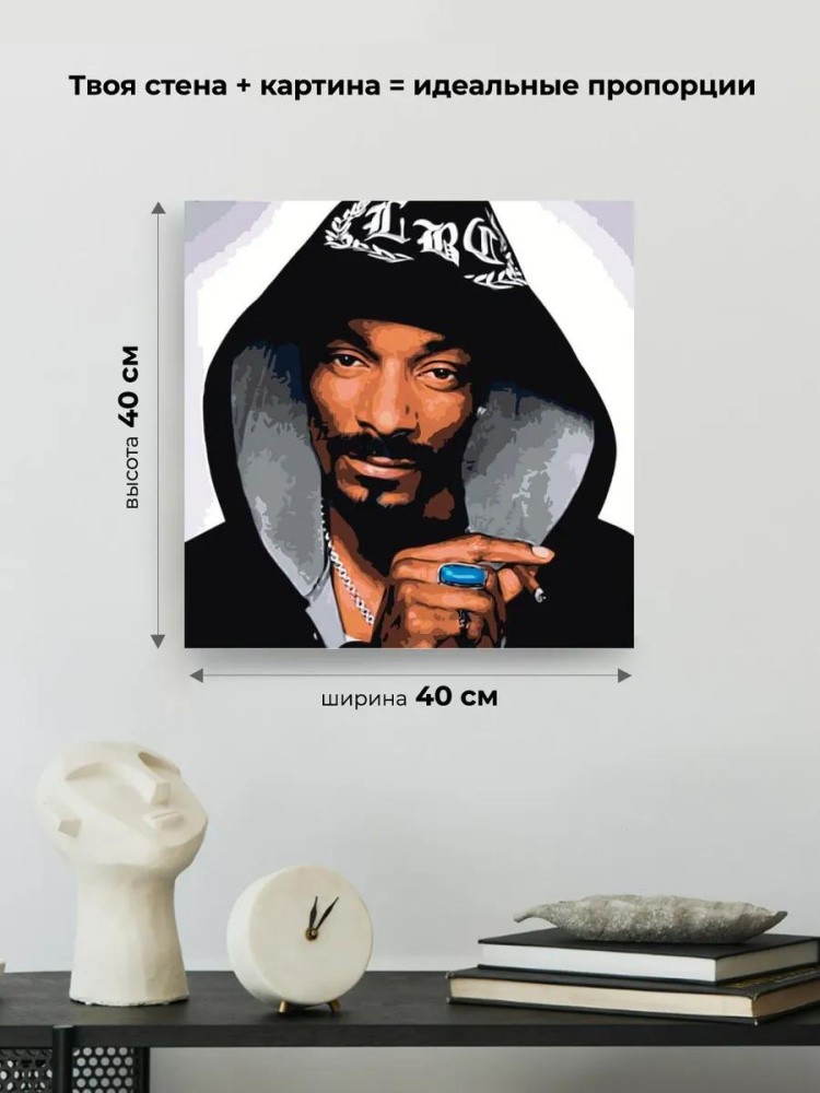 Картина по номерам «Snoop Dogg» — картинка 3