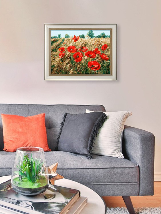 Картина по номерам «Пшеничное поле» — картинка 9