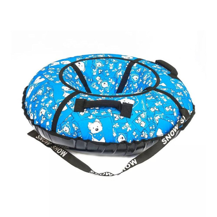 Детская зимняя ватрушка тюбинг для катания 118 см — картинка 4