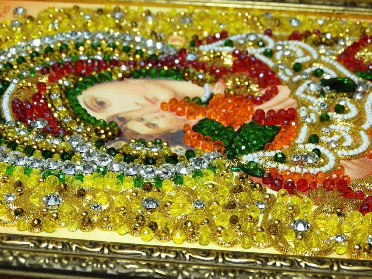 Набор вышивки хрустальными камнями «Владимирская» — картинка 4