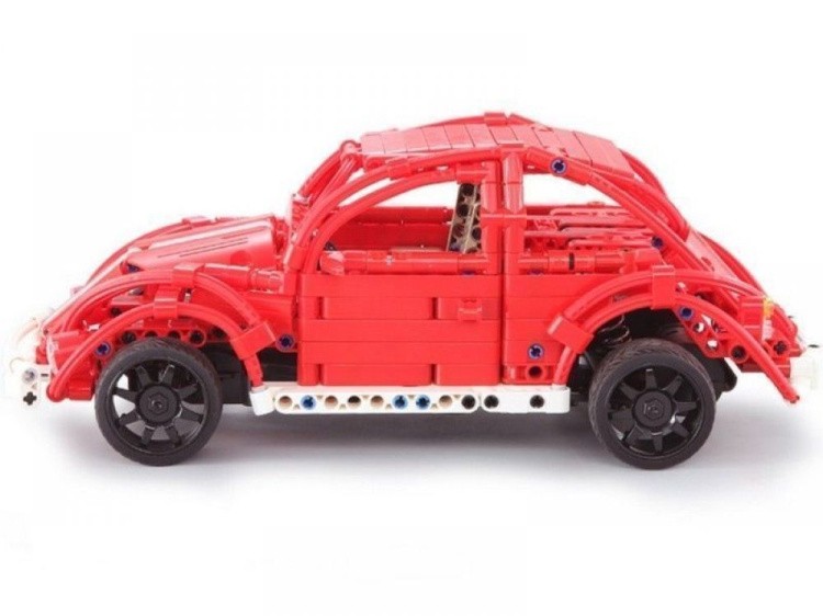 Радиоуправляемый конструктор CADA deTech ретро-автомобиль жук, 472 детали — картинка 2
