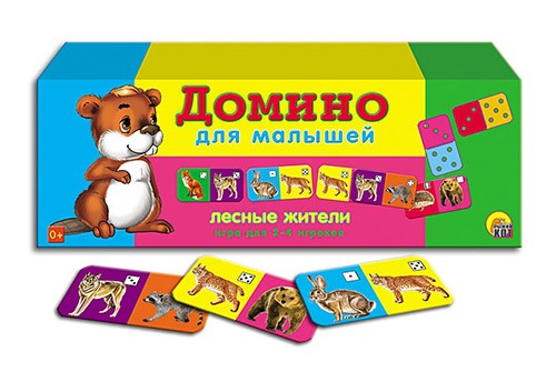 Домино для малышей «Лесные жители» — картинка 2