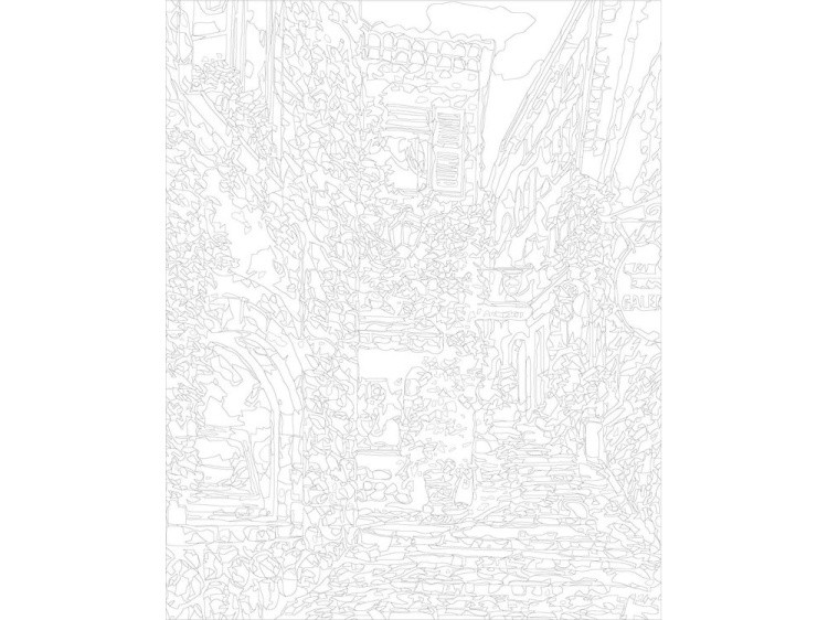 Картина по номерам «Улицы города» — картинка 3