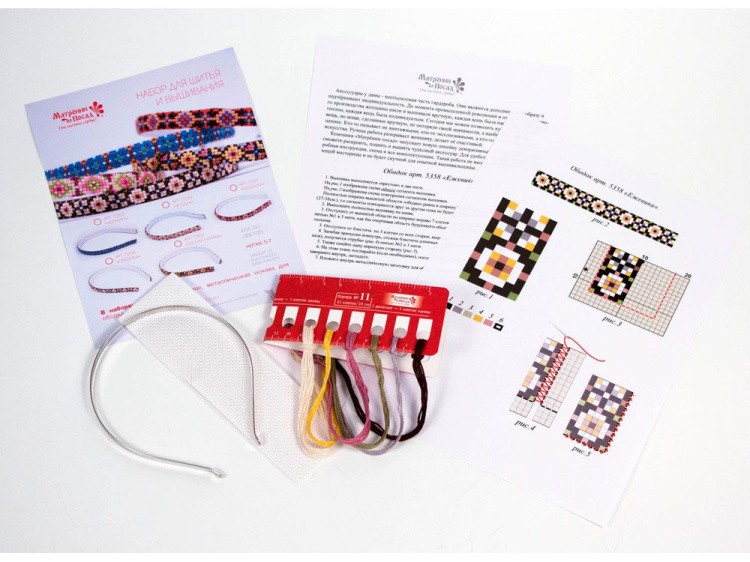 Набор для вышивания «Ободок. Ежевика» — картинка 4