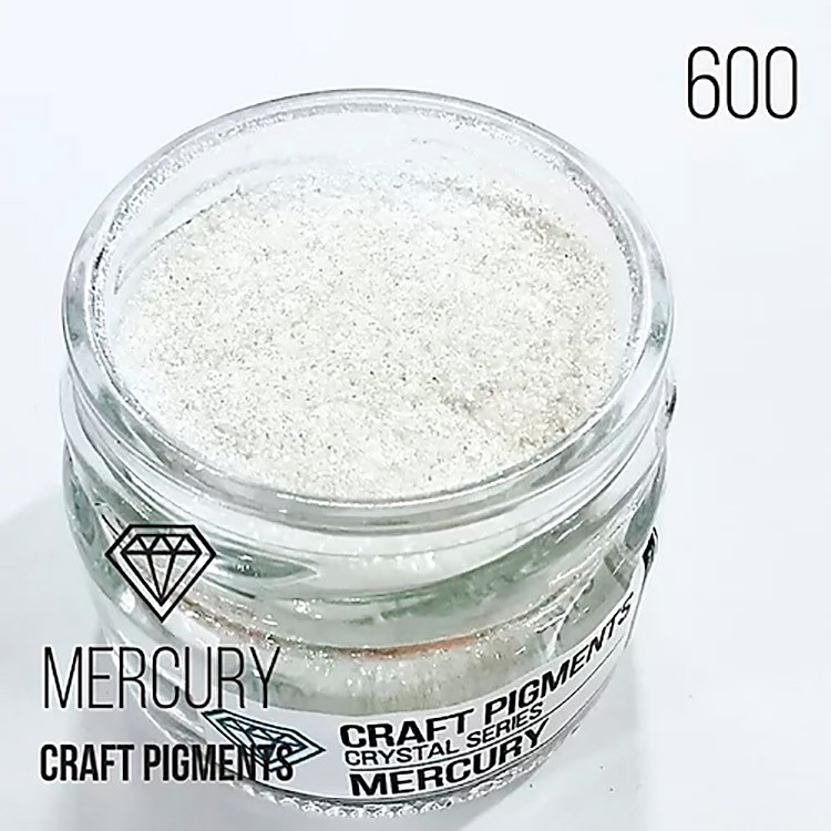 Пигмент минеральный Меркурий (Mercury) 25 мл, CraftPigments — картинка 2
