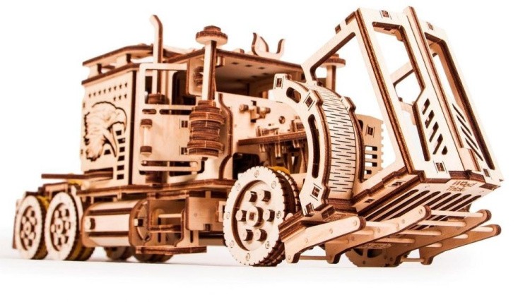 Конструктор из дерева «Тягач Биг Риг», Wood Trick — картинка 2