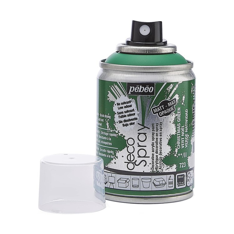Краска на водной основе decoSpray, 093723 Зеленый рождественский — картинка 2