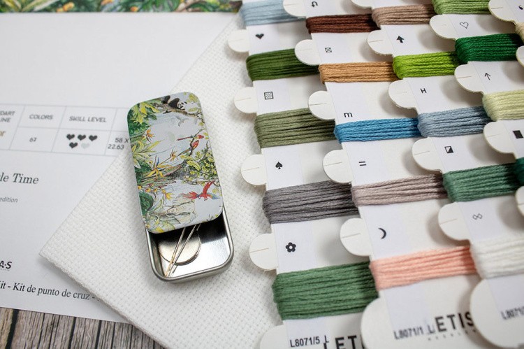 Набор для вышивания «Jungle Time (Время джунглей)» — картинка 5