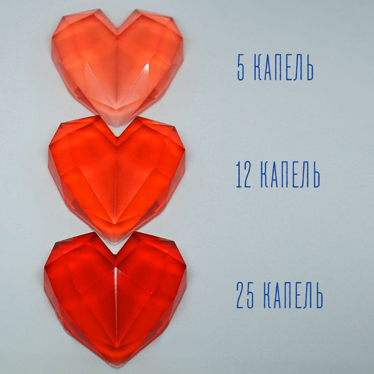 Прозрачный тонер для эпоксидной смолы теплый красный, 10мл — картинка 2