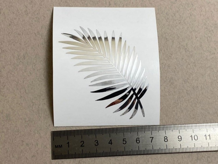 №205 Наклейка (серебро) Sticker, Art Blong — картинка 3