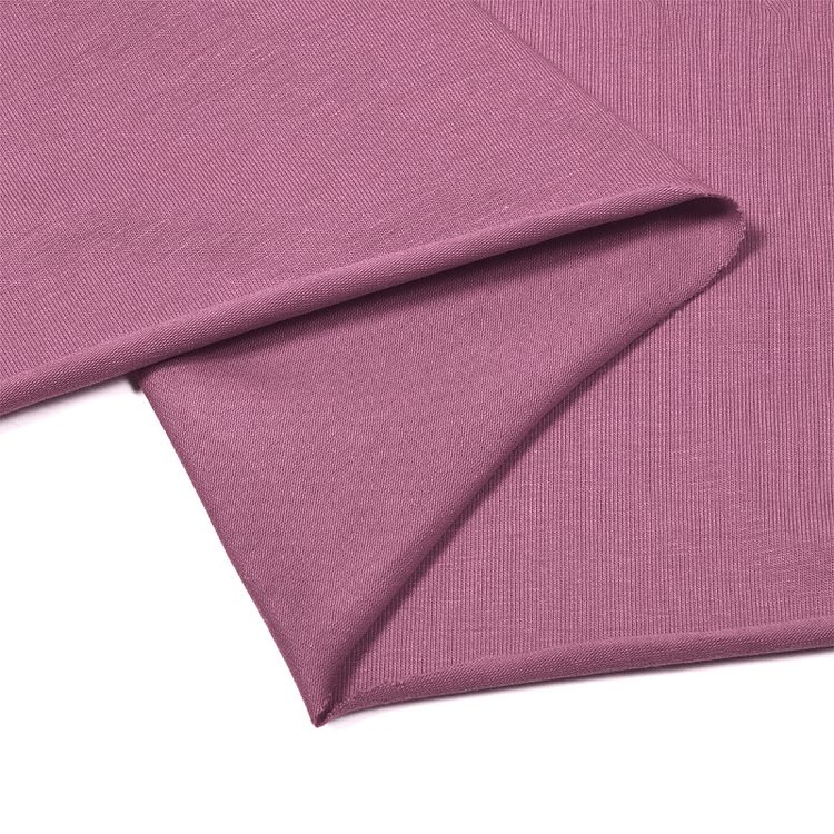 Ткань трикотаж Кулирка с лайкрой, 6 м, ширина 180 см, 190 г/м2, цвет: сухая роза, TBY — картинка 4