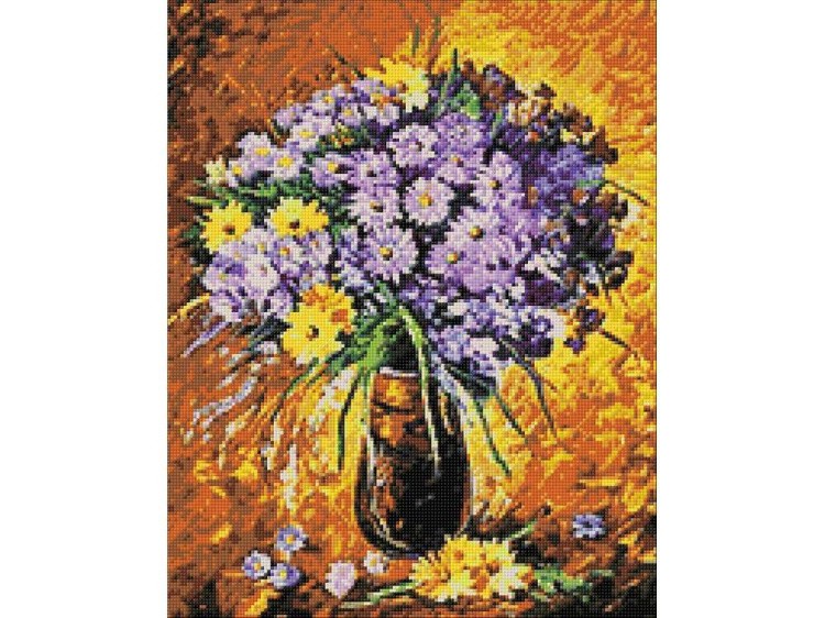 Алмазная вышивка «Маргаритки» — картинка 3