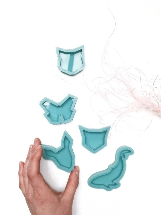 Силиконовая форма для броши «Олененок», модель №22 — картинка 2