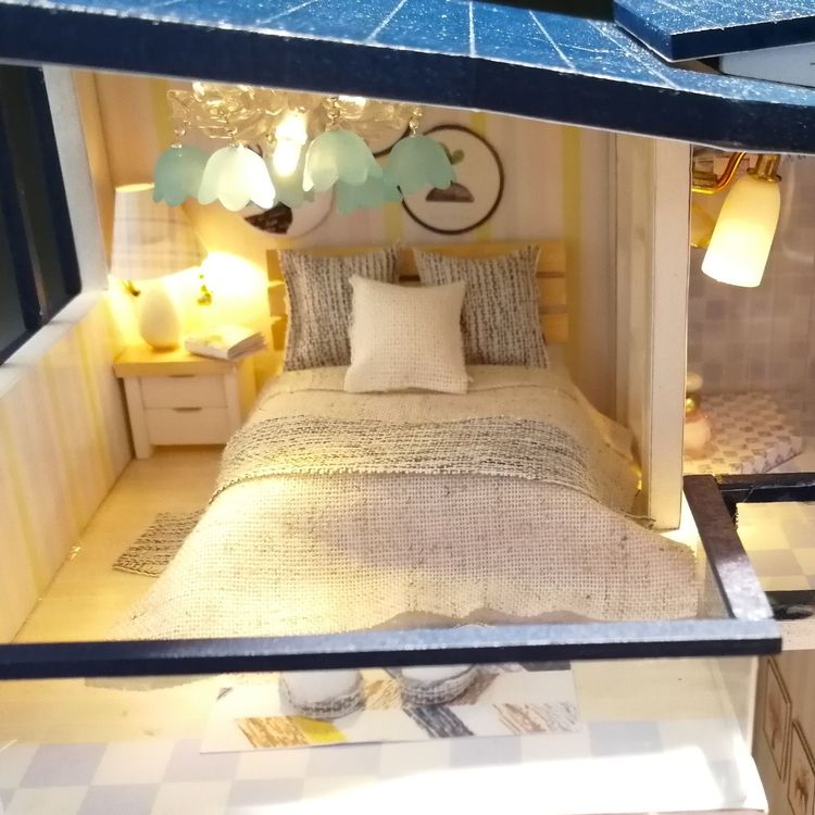 Набор для создания миниатюры (румбокс) «Вилла с бассейном» (русифицированная версия) — картинка 3