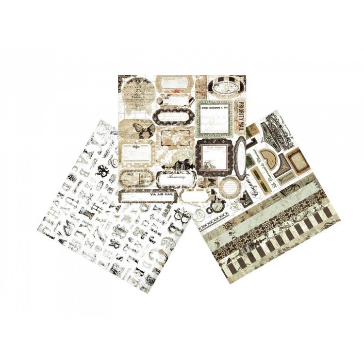 Набор бумаги «Мятные узоры» — картинка 8