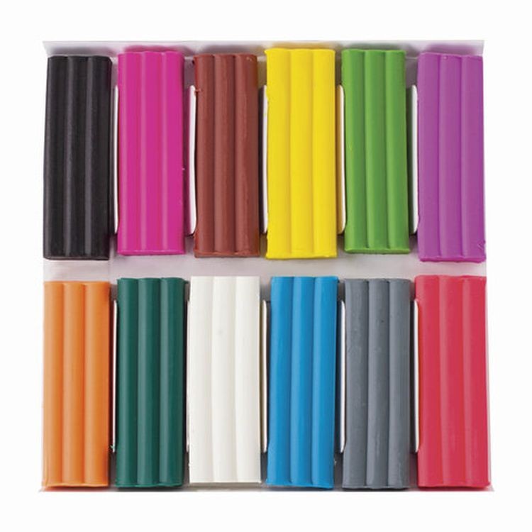 Пластилин восковой Brauberg «Магия цвета», 12 цветов, 180 г, со стеком — картинка 2