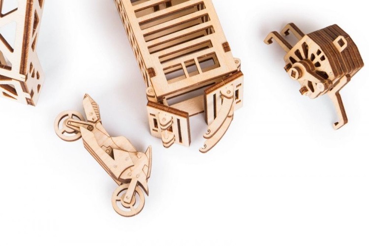 Конструктор из дерева «Кран», Wood Trick — картинка 4