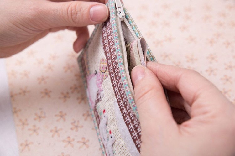 Набор «Кошелек. Девочка и гуси» — картинка 2