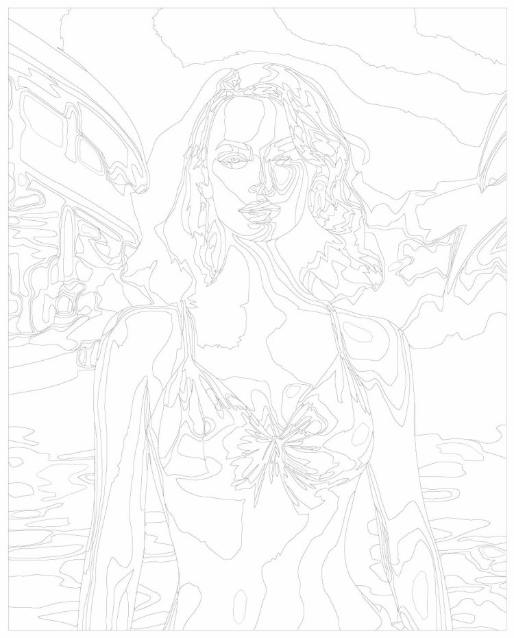 Картина по номерам «Барби: Девушка в бассейне» — картинка 3