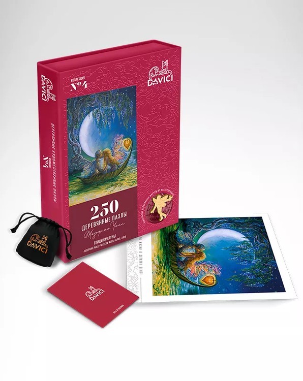 Деревянные пазлы DAVICI «Глициния луны (Wisteria moon)» — картинка 11