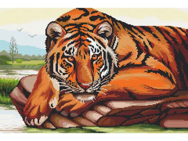 Алмазная вышивка «Хозяин тайги» — картинка 2