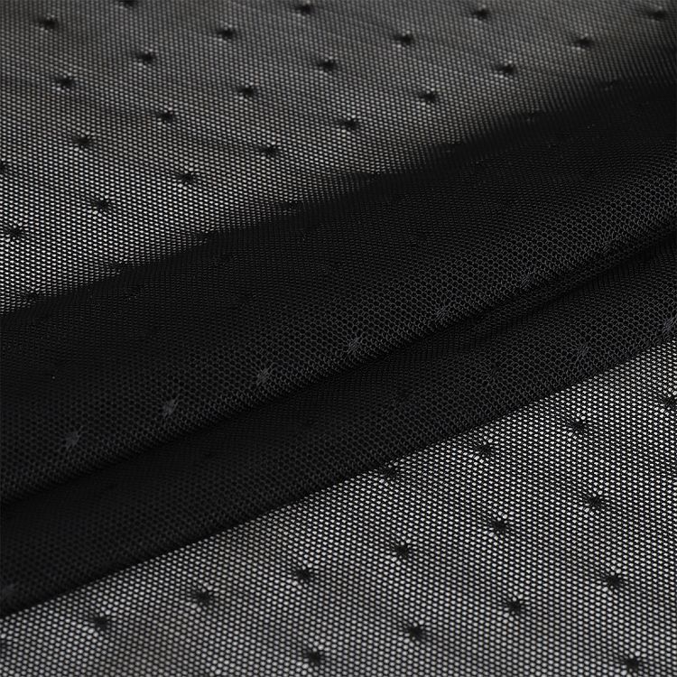 Сетка эластичная KRUZHEVO, 5 м. ширина 140 см, 80 г/м², цвет: 170 черный — картинка 3