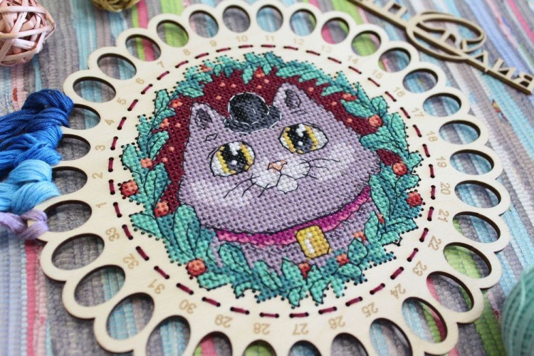 Набор для вышивания «Пушистый джентльмен. Органайзер» — картинка 5