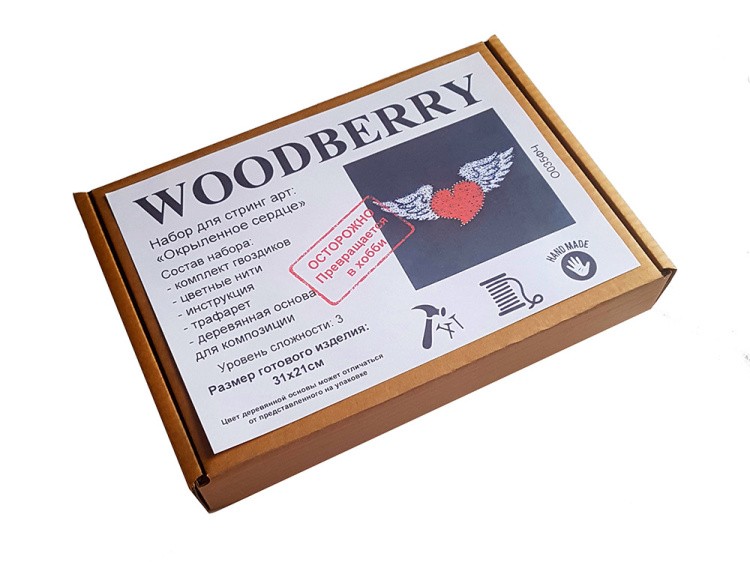 Набор для творчества STRING ART «Окрыленное сердце» — картинка 8