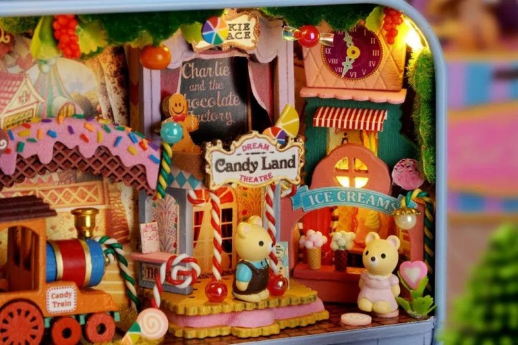 Сборная модель (румбокс) в шкатулке «Конфетное приключение» — картинка 9