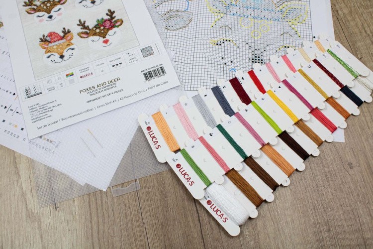 Набор для вышивания «Лисята и оленята» — картинка 4