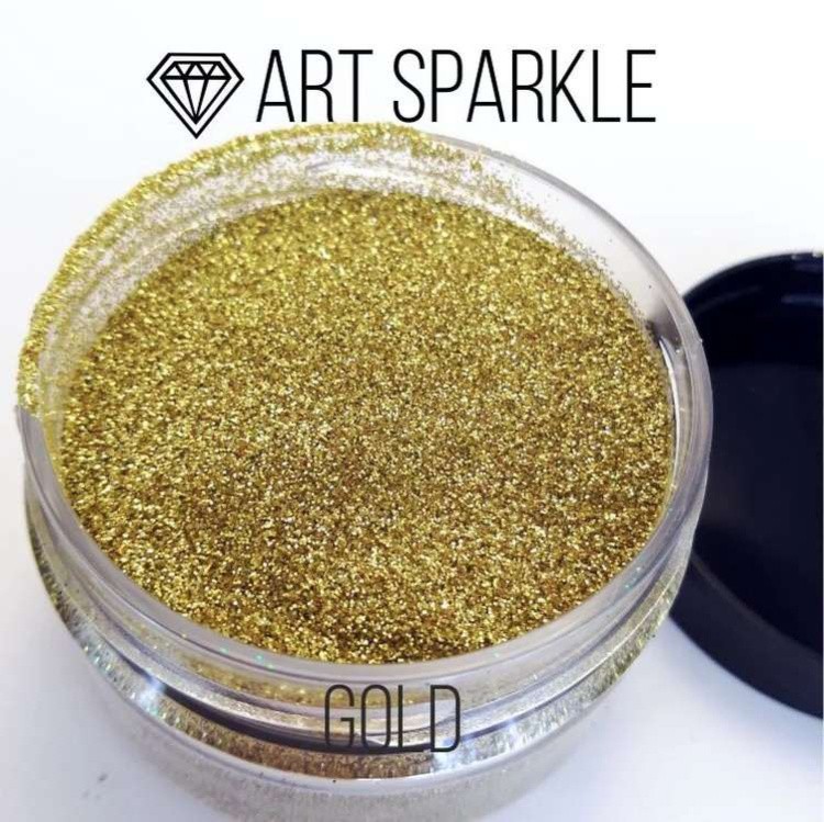 Глиттер мелкий Gold, 50 г, Craftsmen.store — картинка 2