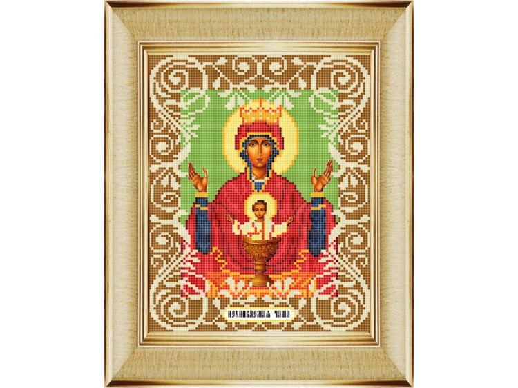 Рисунок на ткани «Богородица Неупиваемая Чаша» — картинка 2