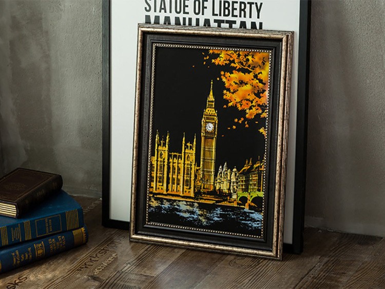 Скретч-картина «London» (цветная) — картинка 5