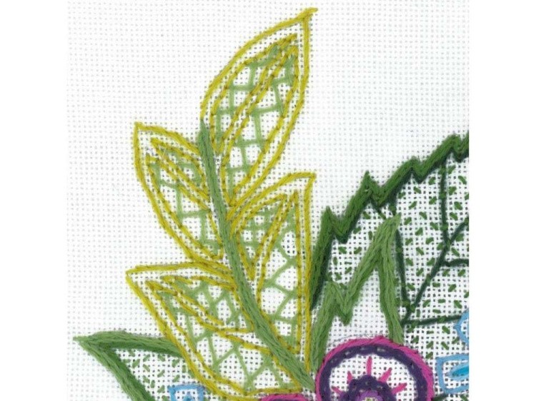 Набор-антистресс для вышивания «Этюд с незабудками» — картинка 2