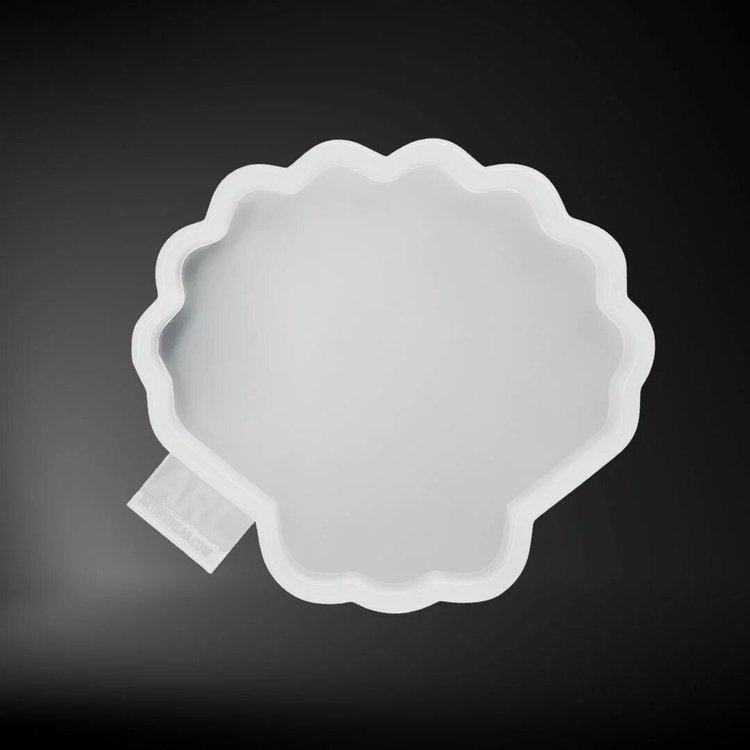 Глянцевый силиконовый молд Ракушка круг (white), Art Resin LAB — картинка 3