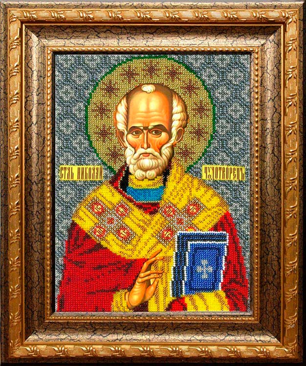 Набор вышивки бисером «Святой Николай Чудотворец» — картинка 2