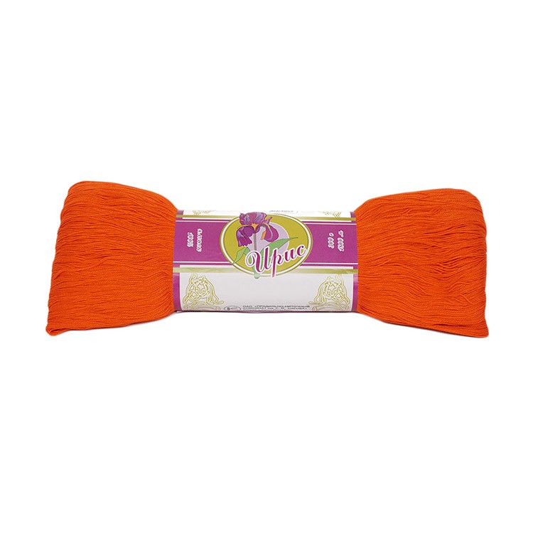 Пряжа ПНК им.Кирова Ирис 0712 (022), алый, 300 г — картинка 2