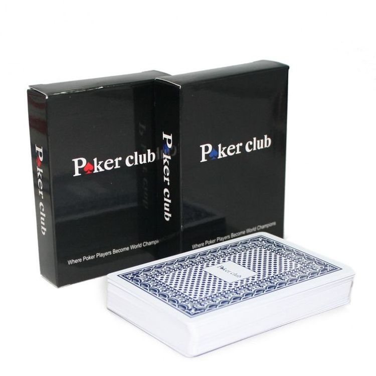 Карты пластиковые Poker club (красная рубашка) — картинка 2