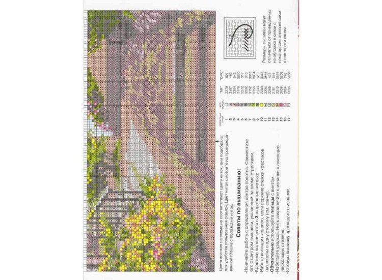 Набор для вышивания «Итальянский дворик» — картинка 3