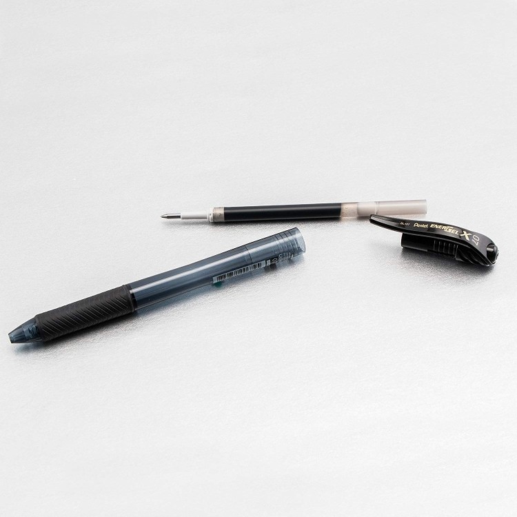 Набор стержней 3 шт. + ручка в подарок d 0.7 мм, цвет чернил: черный — картинка 10