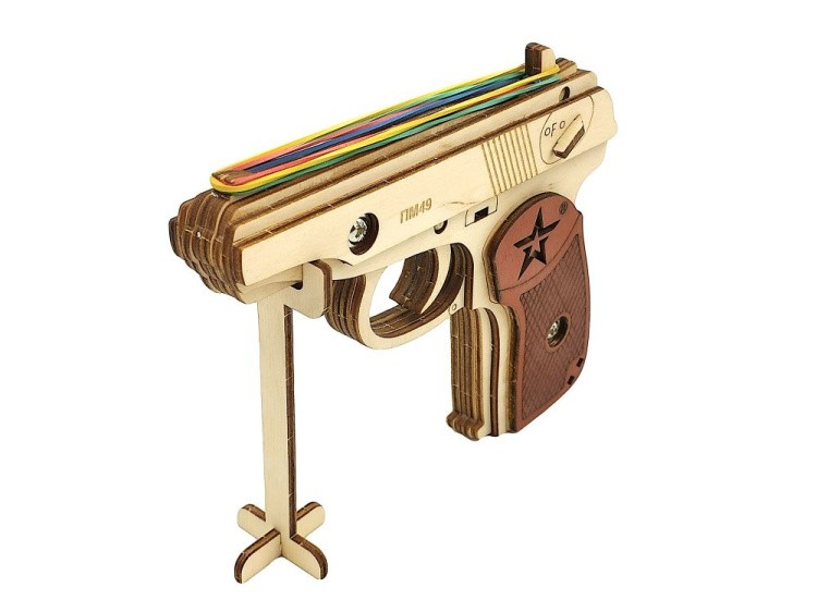 Конструктор из дерева «Пистолет ПМ», Армия России — картинка 4
