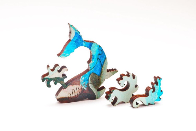 Деревянные пазлы DAVICI «Стивен Хокинг» — картинка 6